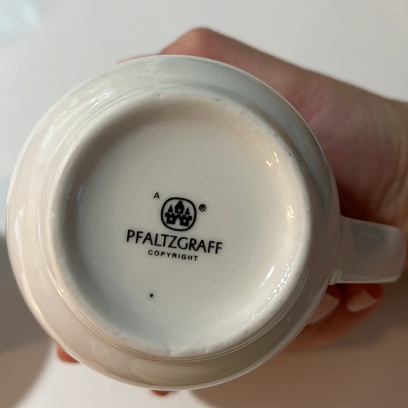 Pfaltzgraff snow village mugs set Christmas country angel teacup coffee cups - Picture 3 of 4